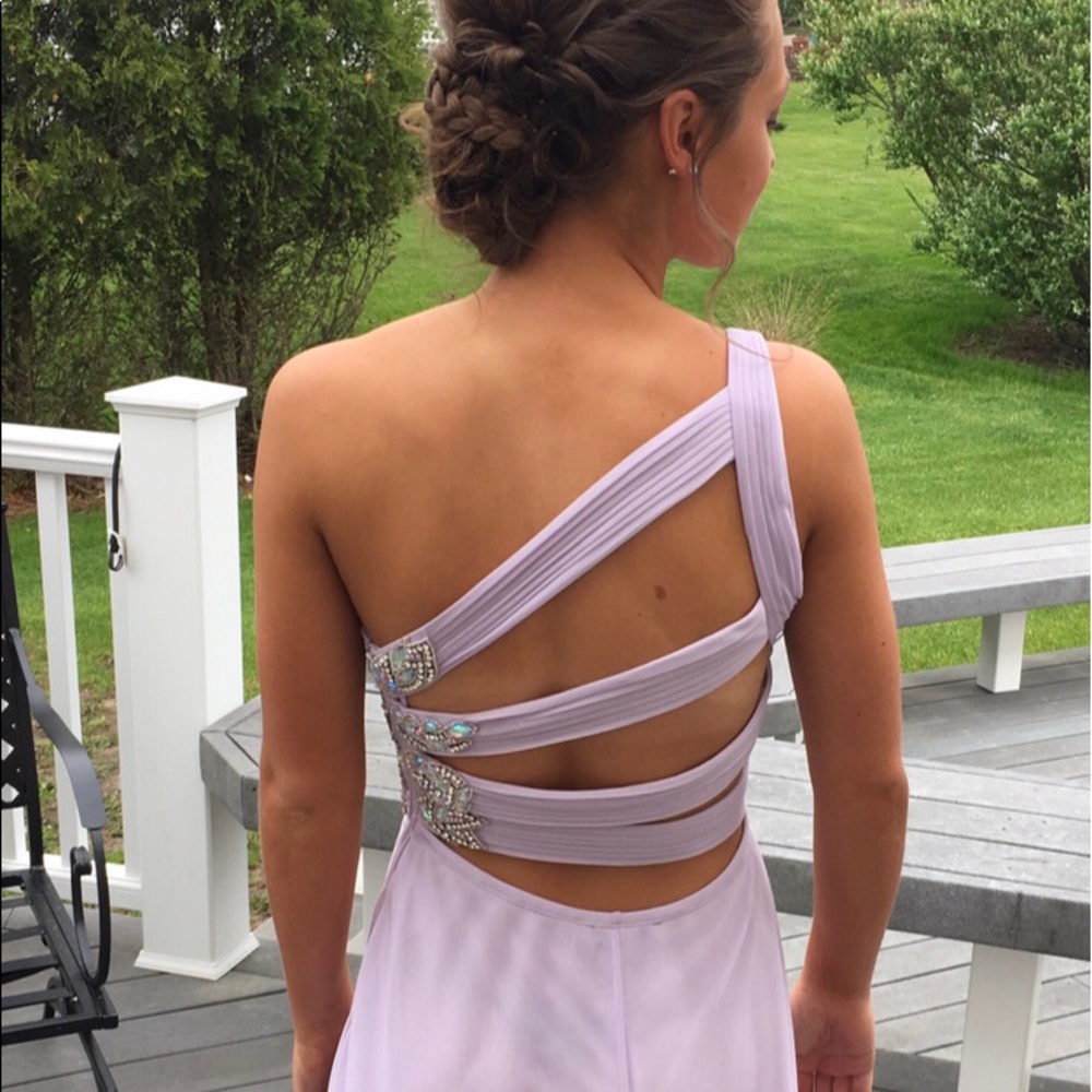 Lilac prom dress